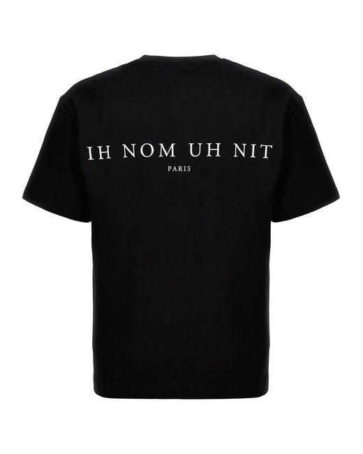 Ih Nom Uh Nit Black 'lili' T-shirt for men