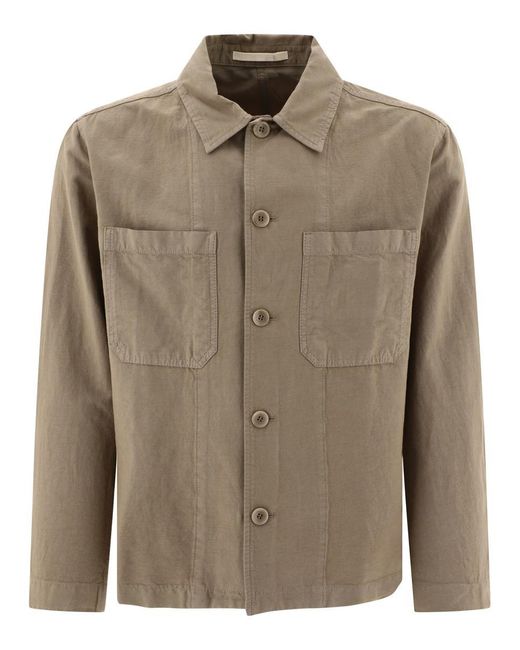 Norse Projects Green "Tyge" Overshirt Jacket for men