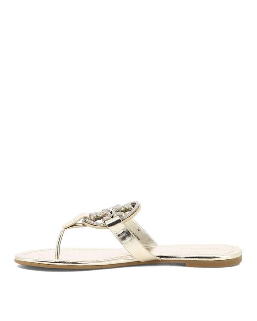 Tory Burch White "miller Pave" Sandals