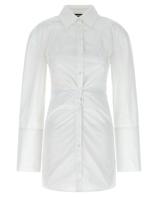 ROTATE BIRGER CHRISTENSEN White Shirt Dress