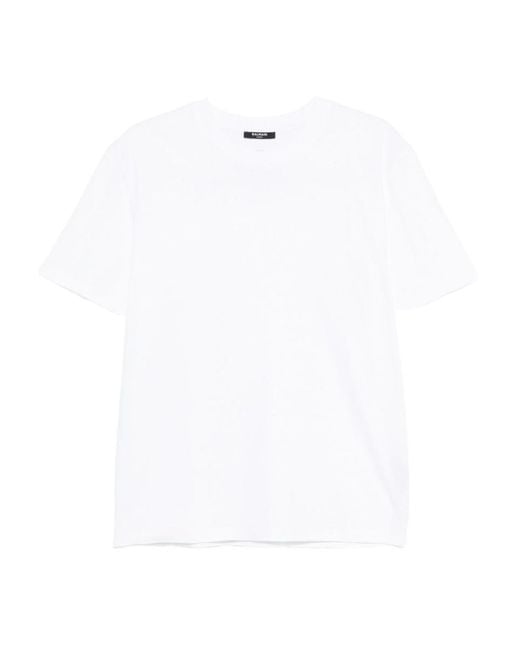 Balmain White T-shirts And Polos for men