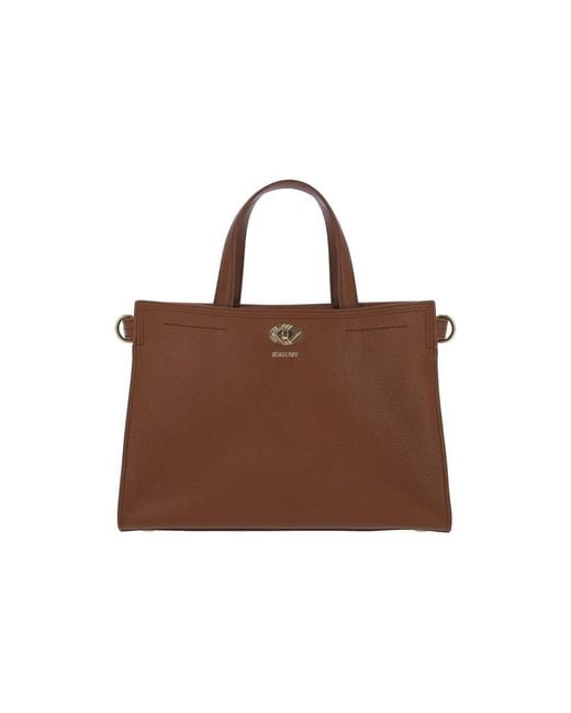 Burberry Brown 'Cotswolds' Small Tote Bag