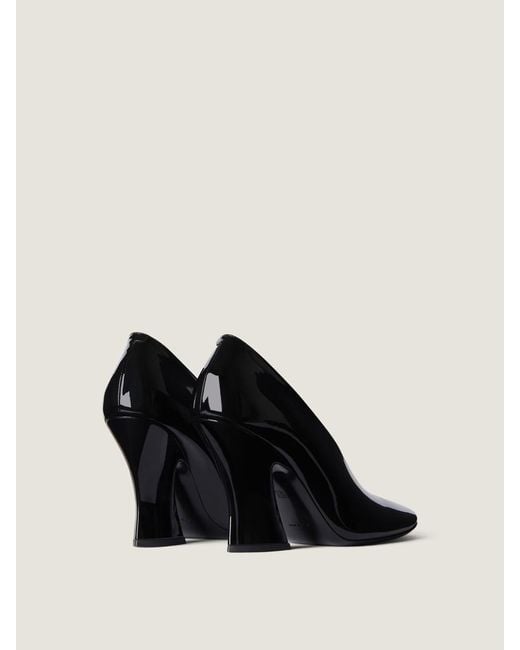 Givenchy Black Sculpted Pump Shoes