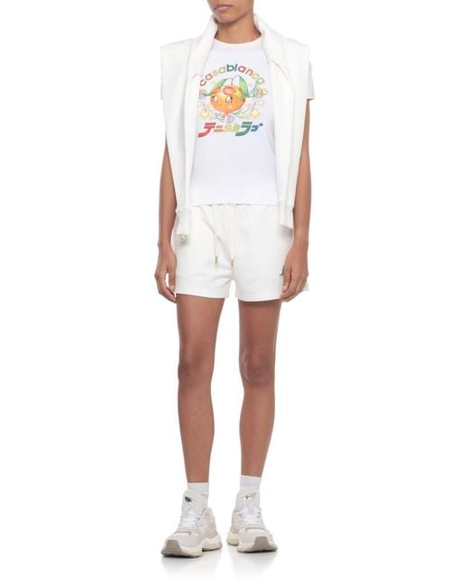 Casablanca White T-Shirts And Polos