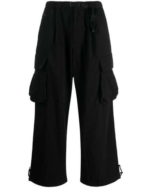 Gramicci Black Nylon Cargo Trousers for men
