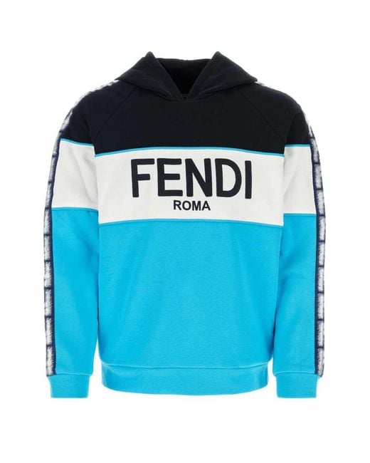 Fendi Blue Sweatshirts for men