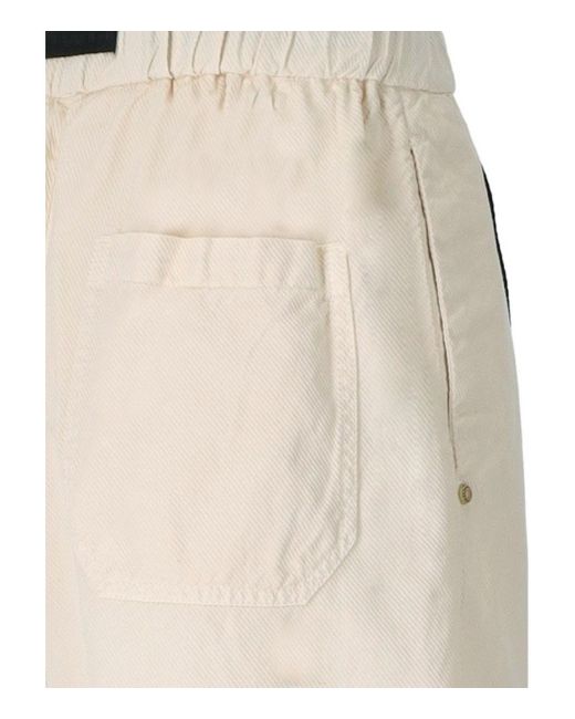 White Sand Natural Sand Carol Cream Ribbed Trousers