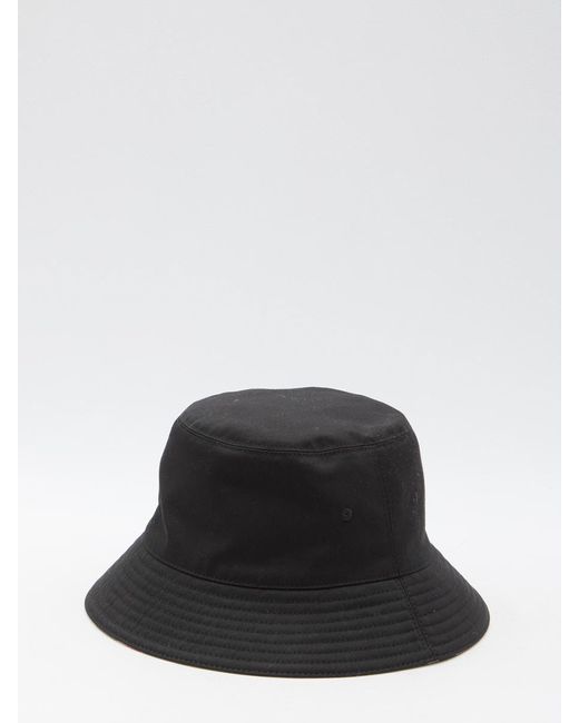 Burberry Black Reversible Bucket Hat