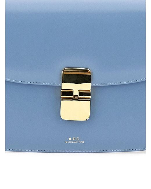A.P.C. Blue Small "Grace" Bag