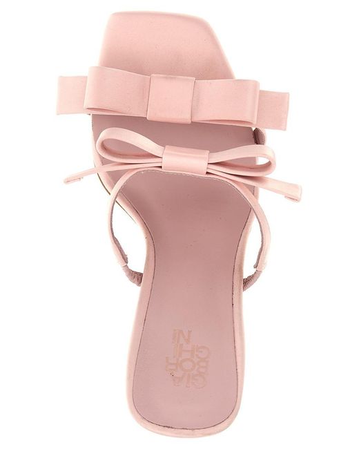 Gia Borghini Pink Galantine Sandals