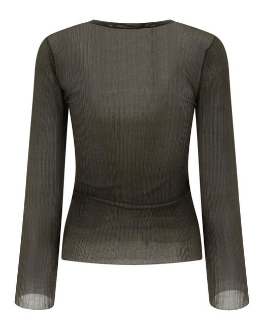 Max Mara Green "Saggina" Top