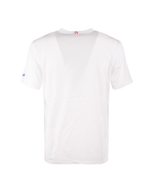 Saint Barth White T-Shirt With Vespa Print for men