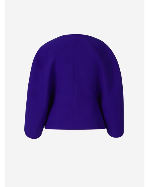 Safiyaa Blue Tucker Cape