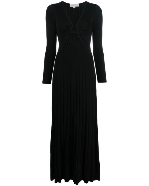 MICHAEL Michael Kors Black Viscose Long Dress