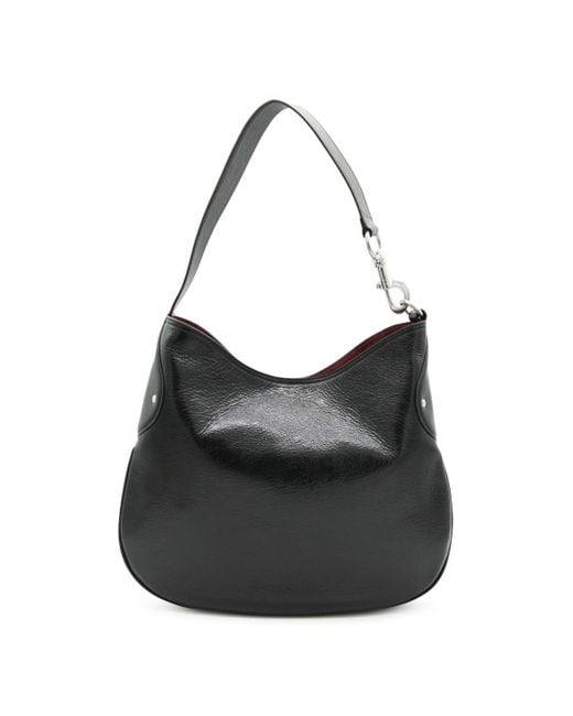 Mulberry Black Leather Hackney Shoulder Bag High Shine