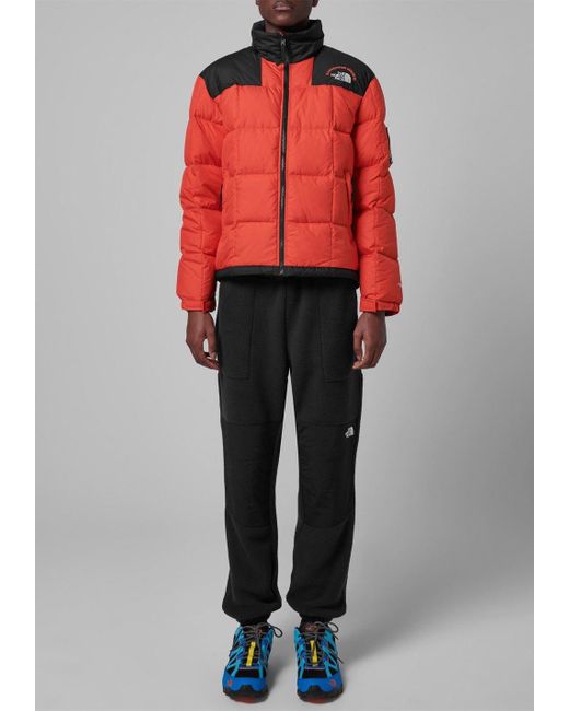 north face lhotse jacket orange