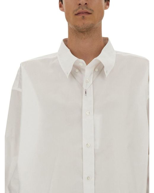 Maison Margiela White Oxford Shirt for men