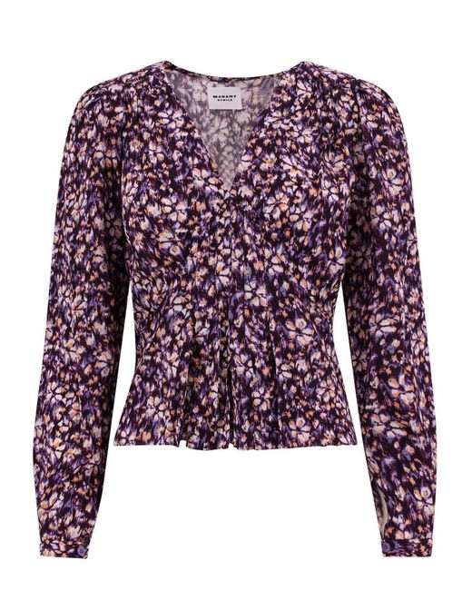Isabel Marant Purple And Top