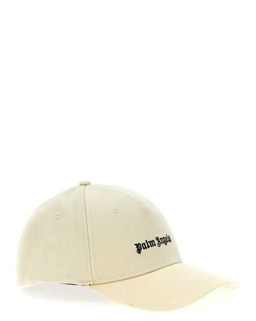 Palm Angels Natural Classic Logo Hats for men