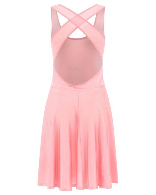 Alaïa Pink Flared Dress