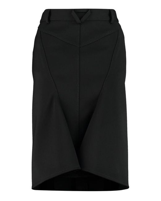 Bottega Veneta Black Skirts