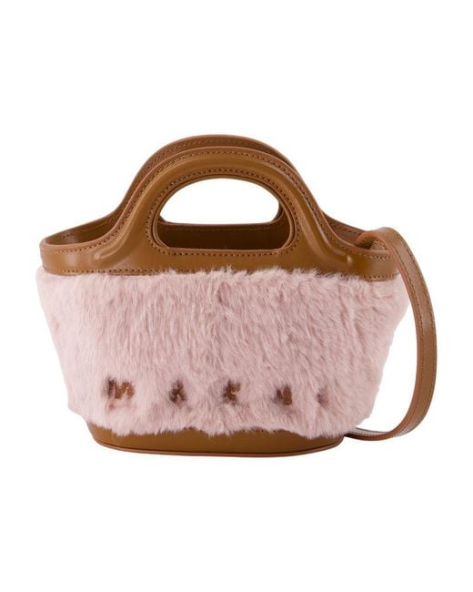 Marni Pink Tropicalia Micro Purse