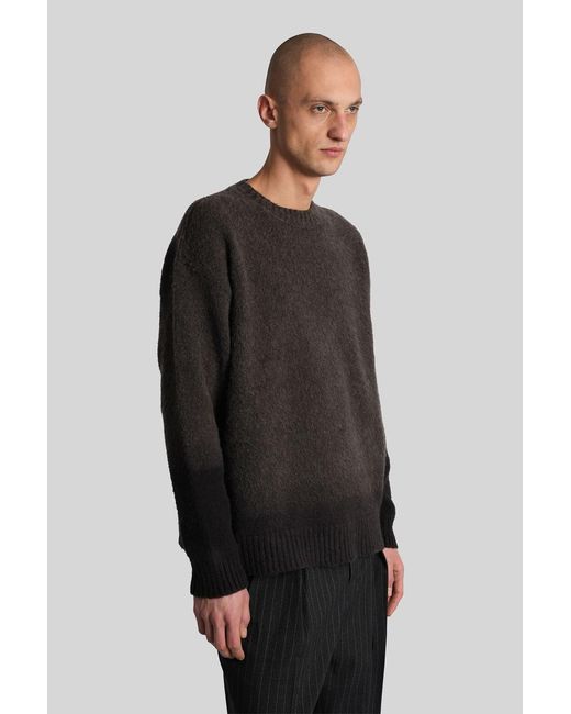Paura Black Asia Knitwear for men