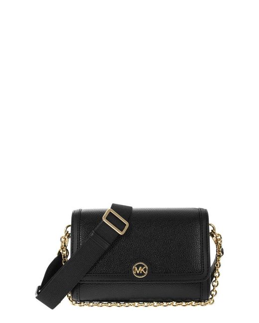 Michael Kors Freya - Small Convertible Shoulder Bag In Grained Leather ...