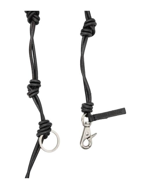Our Legacy Metallic Udon Ladon Leather Necklace