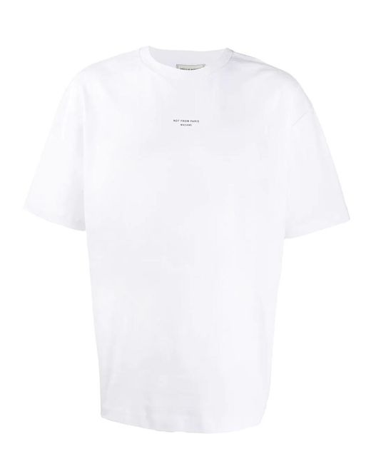 Drole de Monsieur Not From Paris Madame T shirt in White for Men