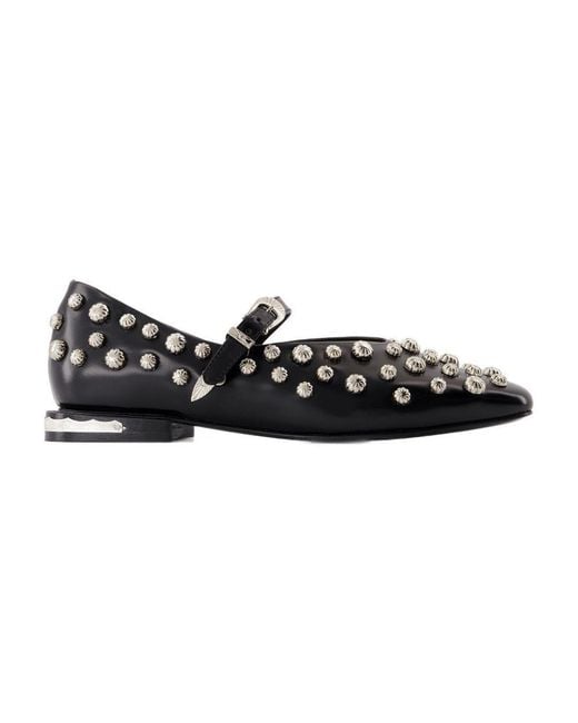 Toga Black Aj1374 Ballerinas