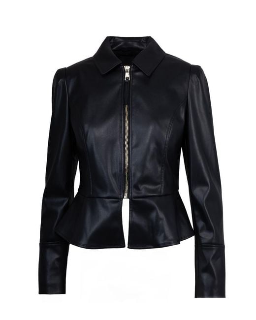 Liu Jo Blue Coated Fabric Jacket