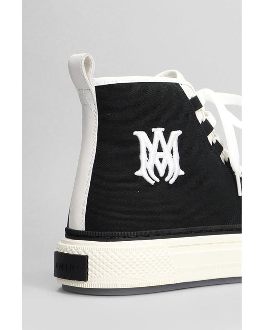 Amiri White Ma Court Hi Sneakers for men