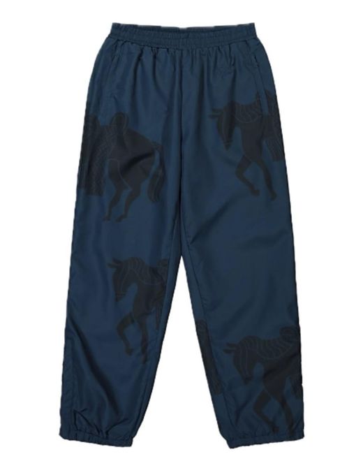 Parra Blue Sweat Horse Track Pants for men