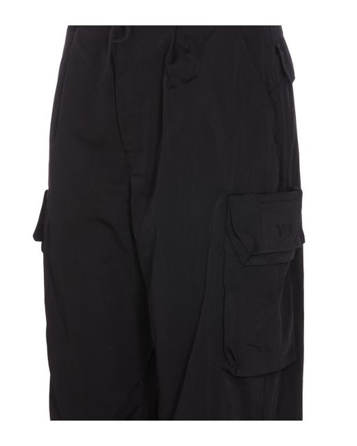 Y-3 Black Y-3 Trousers for men