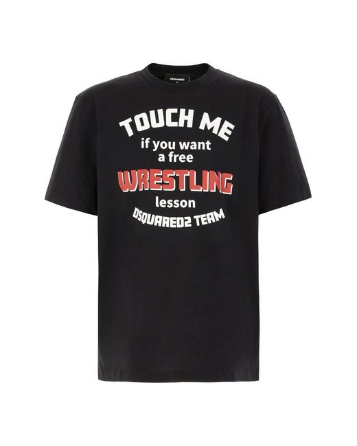 DSquared² Black T-Shirt for men