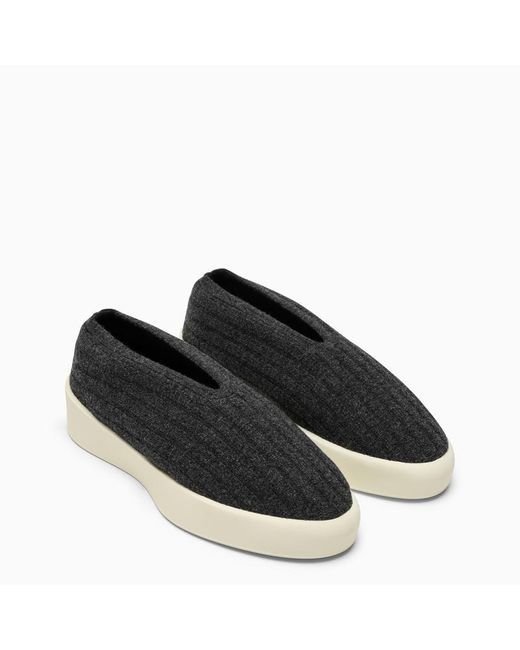 Fear Of God Black Slip-on Moc Knit Mélange for men