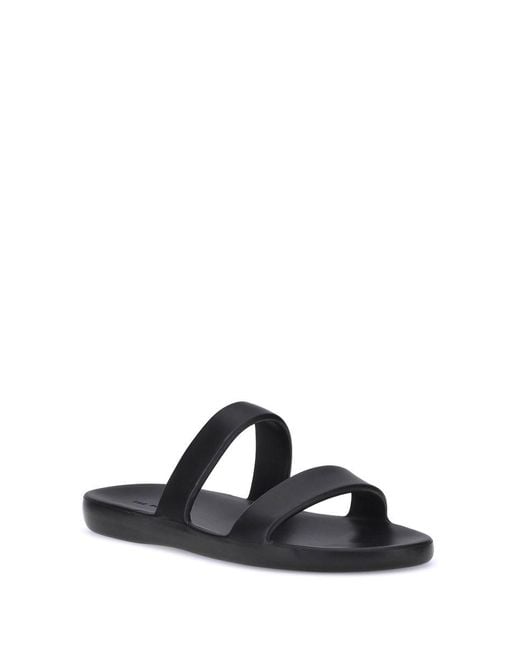 The Row Black Sandals
