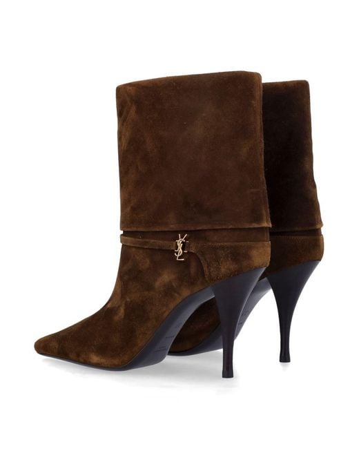Saint Laurent Brown Nikki Boot