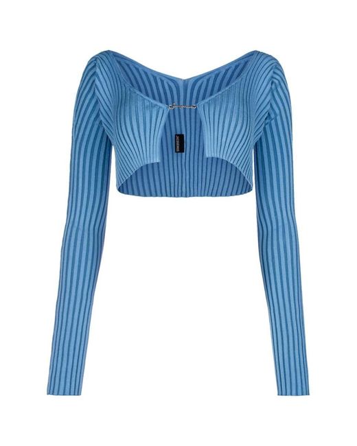 Jacquemus Knitwear in Blue | Lyst
