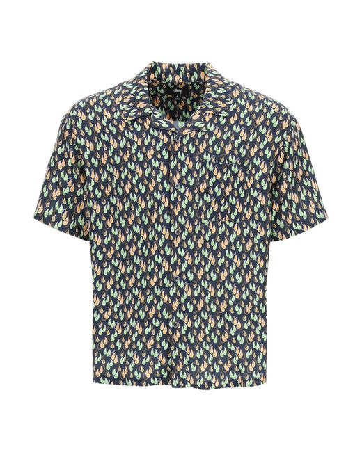 Stussy Synthetic Paisley Tears Bowling Shirt for Men | Lyst Canada