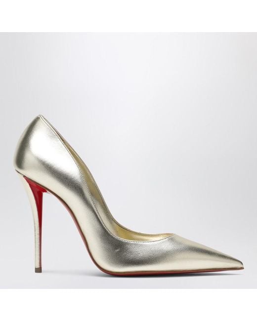 Christian Louboutin Metallic Miss Z Pumps