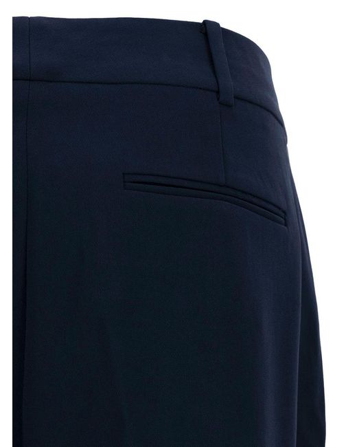 Michael Kors Blue Slim Crop Pants