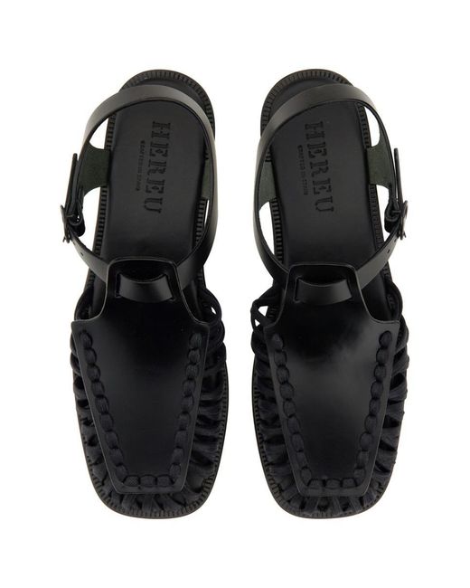 Hereu Black Alaro" Sandal