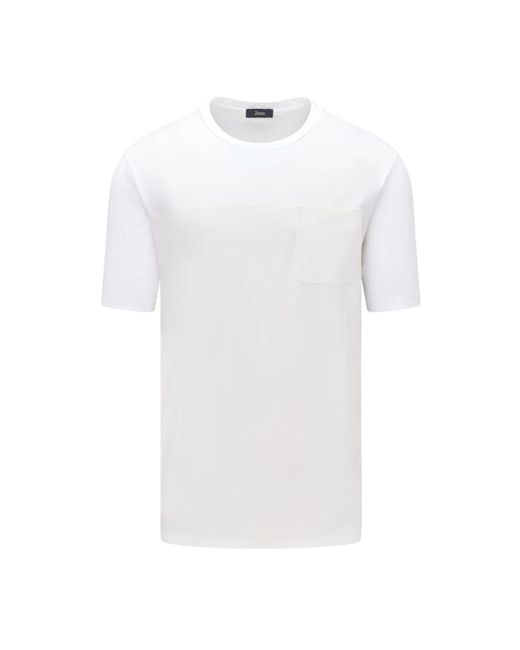 Herno White T-Shirt for men