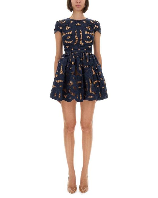 Self-Portrait Black Mini Dress With Bow