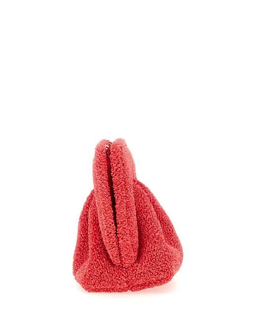 THEMOIRÈ Red Clutch Gea
