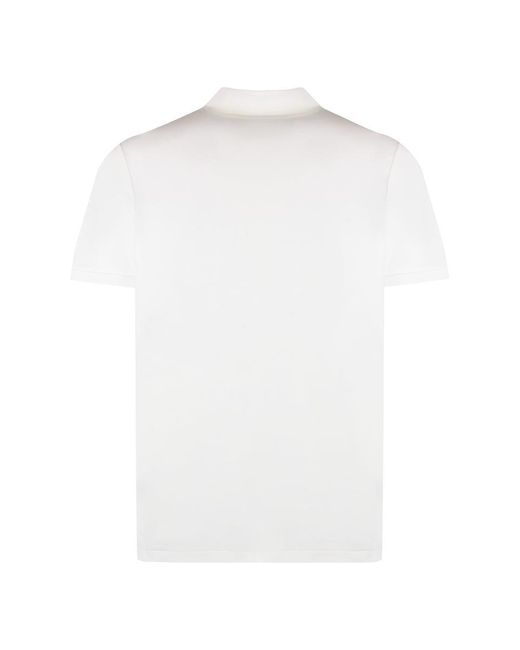 Polo Ralph Lauren White Cotton Polo Shirt for men