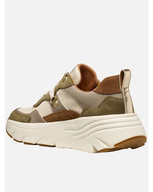 Geox Natural Diamanta Platform Sneakers