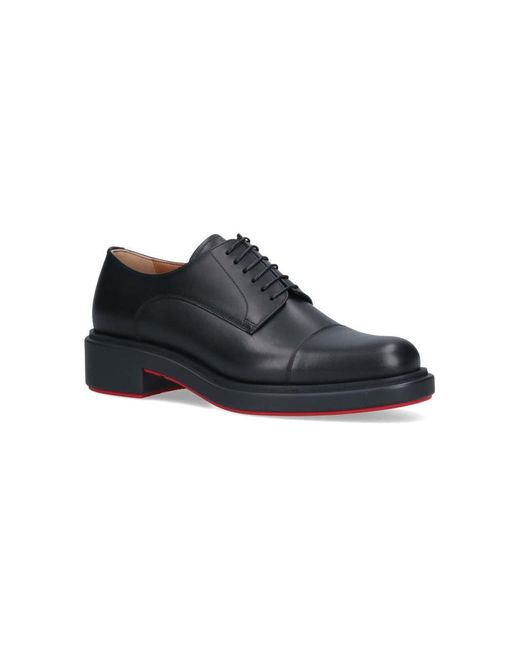 Christian Louboutin Flat Shoes in Black for Men | Lyst